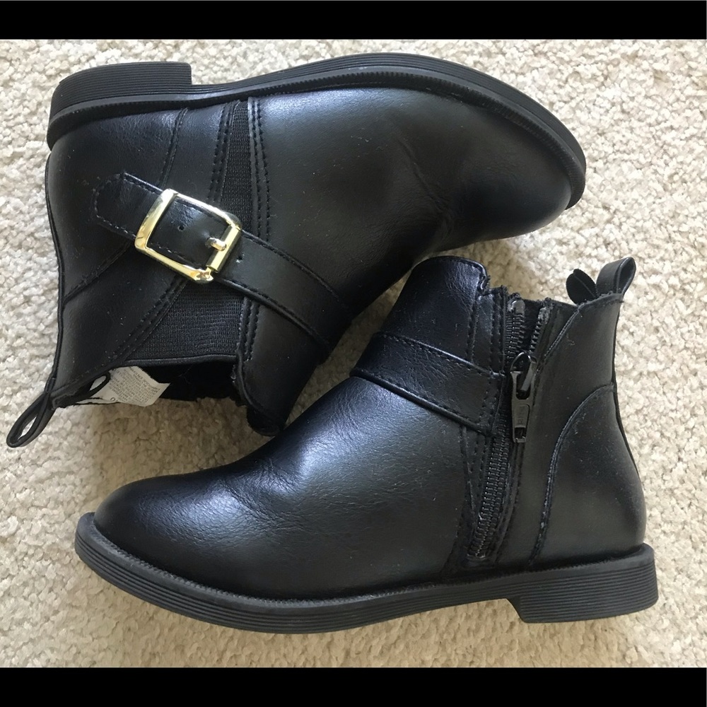 Toddler Girl Black Bootie